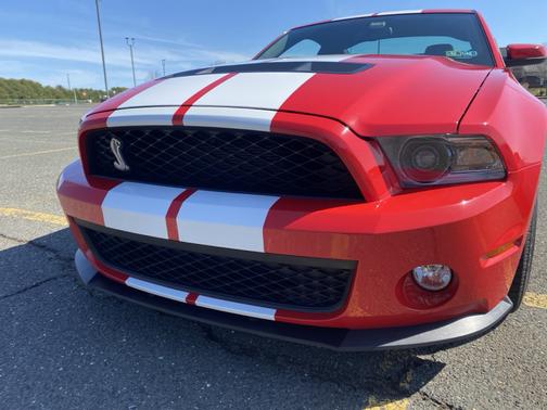 Red 2010 Ford Mustang Shelby GT500