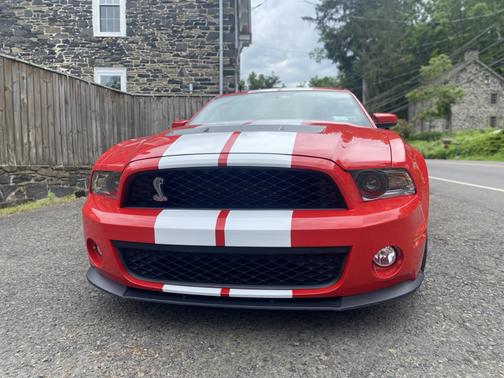 Red 2010 Ford Mustang Shelby GT500