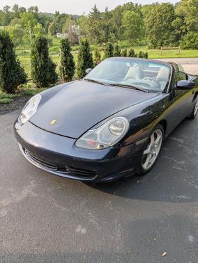 Blue 2003 Porsche Boxster Boxster S