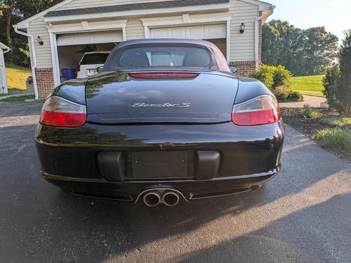 Blue 2003 Porsche Boxster Boxster S