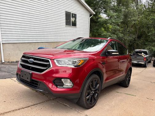 Red 2017 Ford Escape Titanium