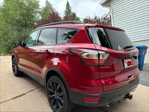 Red 2017 Ford Escape Titanium