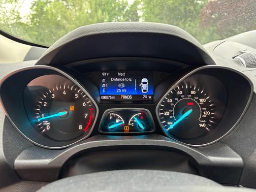 Red 2017 Ford Escape Titanium