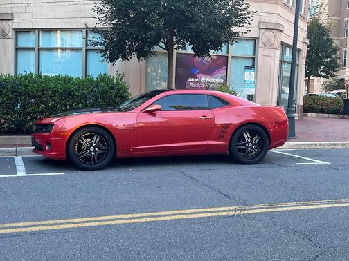 Orange 2010 Chevrolet Camaro 2LT
