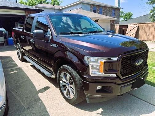 Red 2019 Ford F-150 Lariat