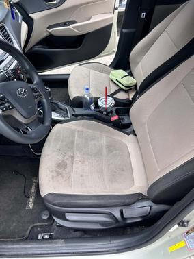 Beige 2019 Hyundai Accent SE