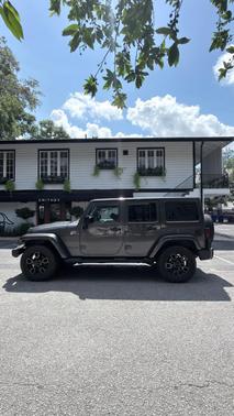 Gray 2017 Jeep Wrangler Unlimited Sahara