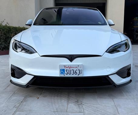 White 2026 Tesla Model S Plaid