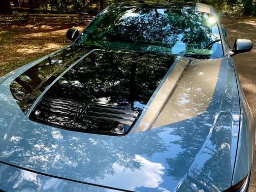 Blue 2025 Ford Mustang Dark Horse