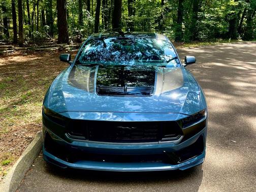 Blue 2025 Ford Mustang Dark Horse