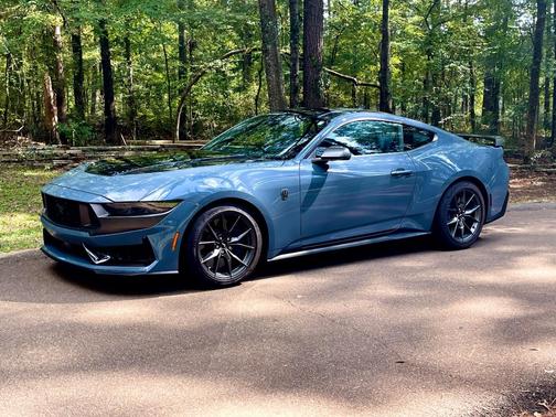 Blue 2025 Ford Mustang Dark Horse