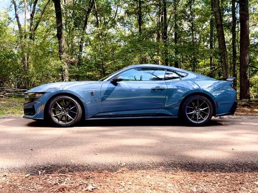 Blue 2025 Ford Mustang Dark Horse