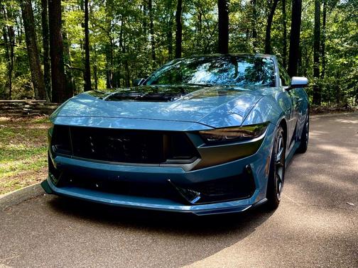 Blue 2025 Ford Mustang Dark Horse