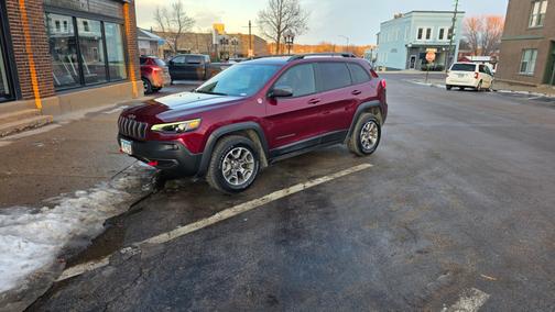 Red 2021 Jeep Cherokee Trailhawk