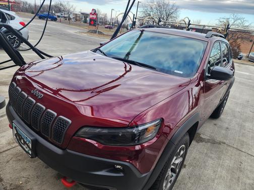 Red 2021 Jeep Cherokee Trailhawk