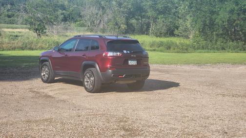 Red 2021 Jeep Cherokee Trailhawk
