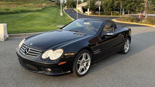 Black 2006 Mercedes-Benz SL-Class SL500 Roadster