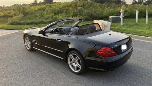 Black 2006 Mercedes-Benz SL-Class SL500 Roadster