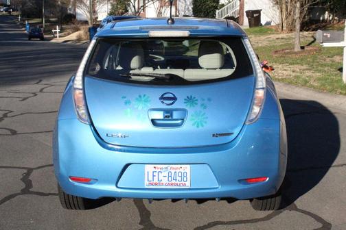 Blue 2012 Nissan Leaf SL
