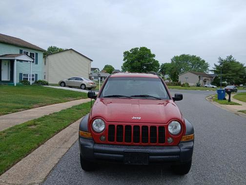 Red 2006 Jeep Liberty Sport
