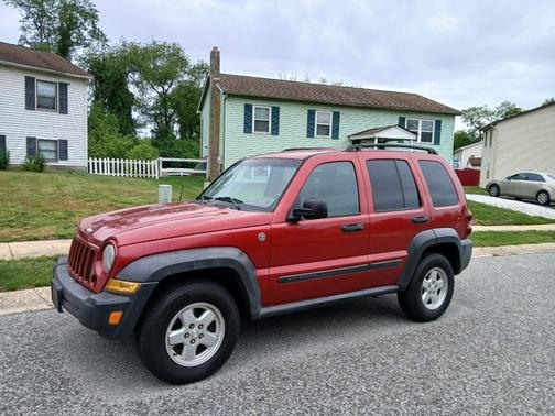 Red 2006 Jeep Liberty Sport