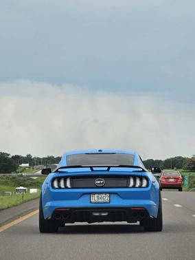 Blue 2017 Ford Mustang GT Premium