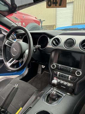 Blue 2017 Ford Mustang GT Premium