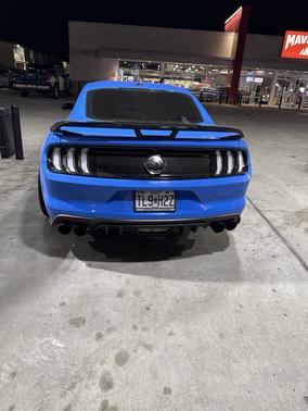 Blue 2017 Ford Mustang GT Premium