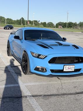 Blue 2017 Ford Mustang GT Premium