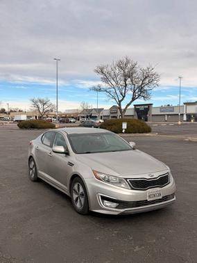 Gray 2013 Kia Optima Hybrid LX