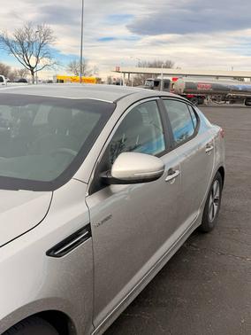 Gray 2013 Kia Optima Hybrid LX
