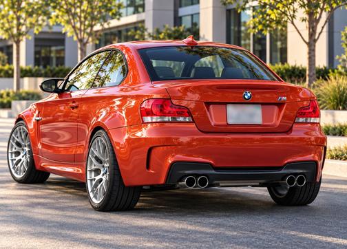 Orange 2011 BMW 1 Series M Base