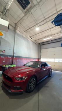 Red 2015 Ford Mustang EcoBoost Premium