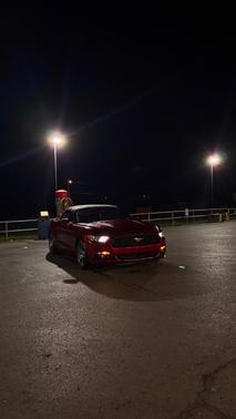 Red 2015 Ford Mustang EcoBoost Premium