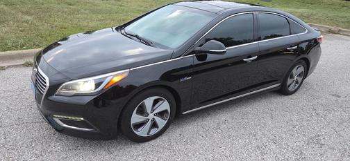 Black 2016 Hyundai SONATA Hybrid Limited