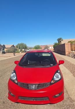Red 2013 Honda Fit Sport
