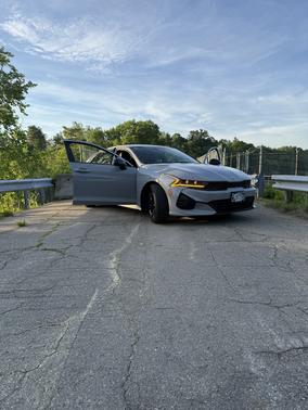Gray 2021 Kia K5 GT-Line