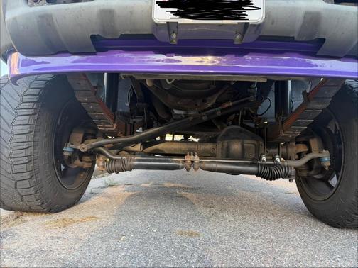 Purple 2001 Ford F-250 Lariat Crew Cab Super Duty