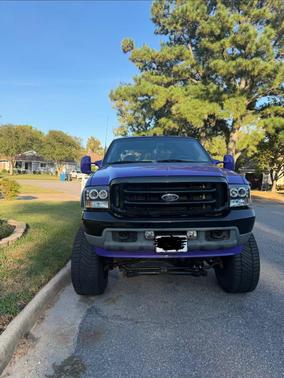 Purple 2001 Ford F-250 Lariat Crew Cab Super Duty