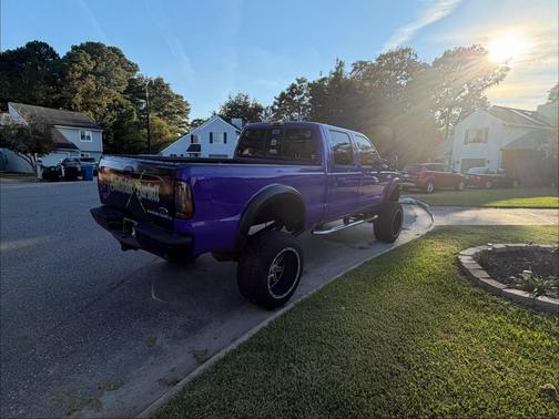 Purple 2001 Ford F-250 Lariat Crew Cab Super Duty