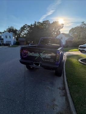 Purple 2001 Ford F-250 Lariat Crew Cab Super Duty