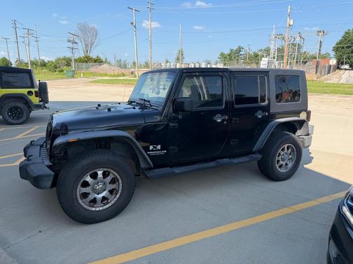 Black 2008 Jeep Wrangler Unlimited X