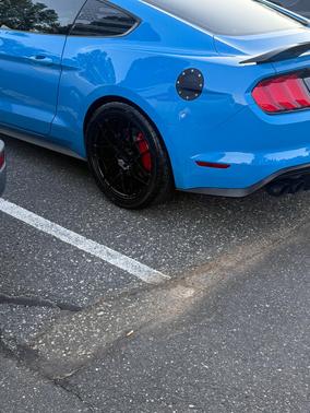 Blue 2022 Ford Mustang GT Premium