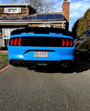 Blue 2022 Ford Mustang GT Premium