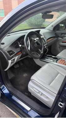 Blue 2017 Acura MDX 3.5L w/Advance Package