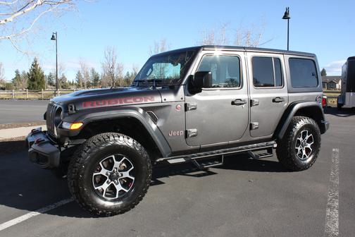 Gray 2018 Jeep Wrangler Unlimited Rubicon