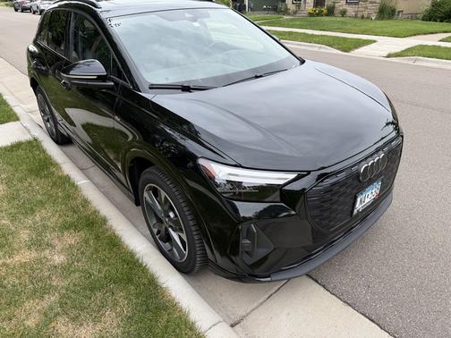 Black 2023 Audi Q4 e-tron 50 Premium Plus