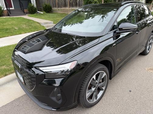 Black 2023 Audi Q4 e-tron 50 Premium Plus