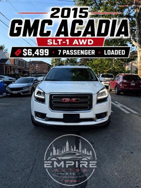 White 2015 GMC Acadia SLT-1