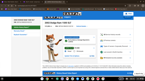 2002 Dodge Ram 1500 Quad Cab